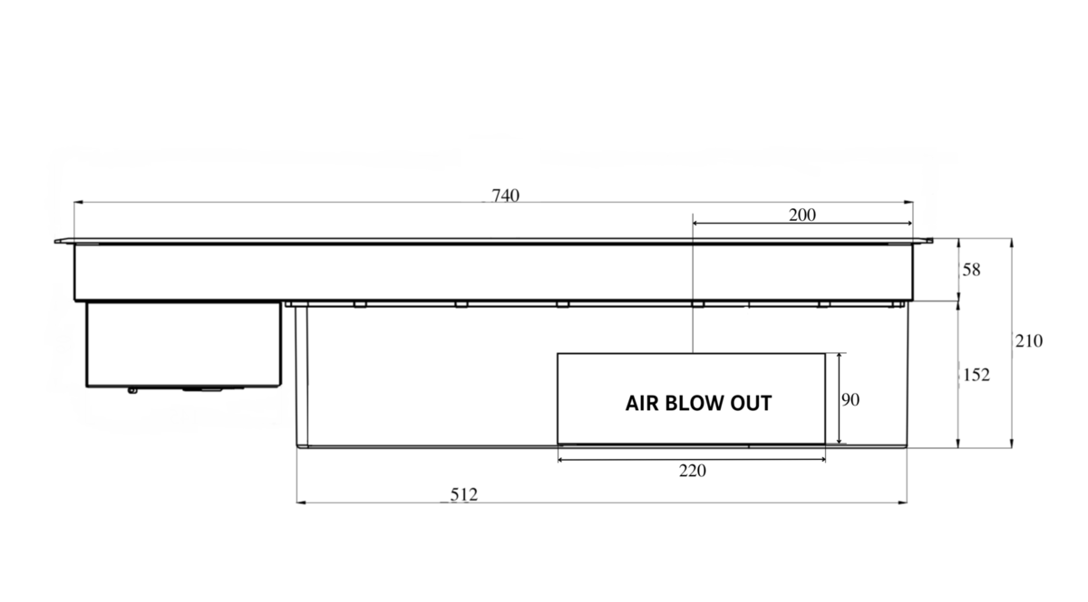 Kuhalisce-z-vgrajeno-kuhinjsko-napo/siccabo-Integrale-EVO-2024-air-blow-out